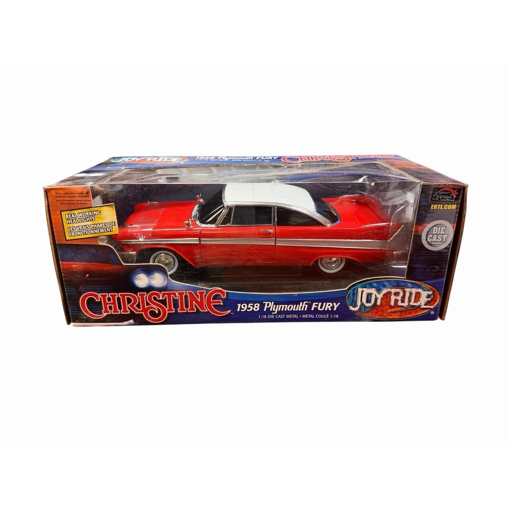 ERTL JOY RIDE 1958 PLYMOUTH FURY CHRISTINE 1:18 DIECAST MODEL CAR